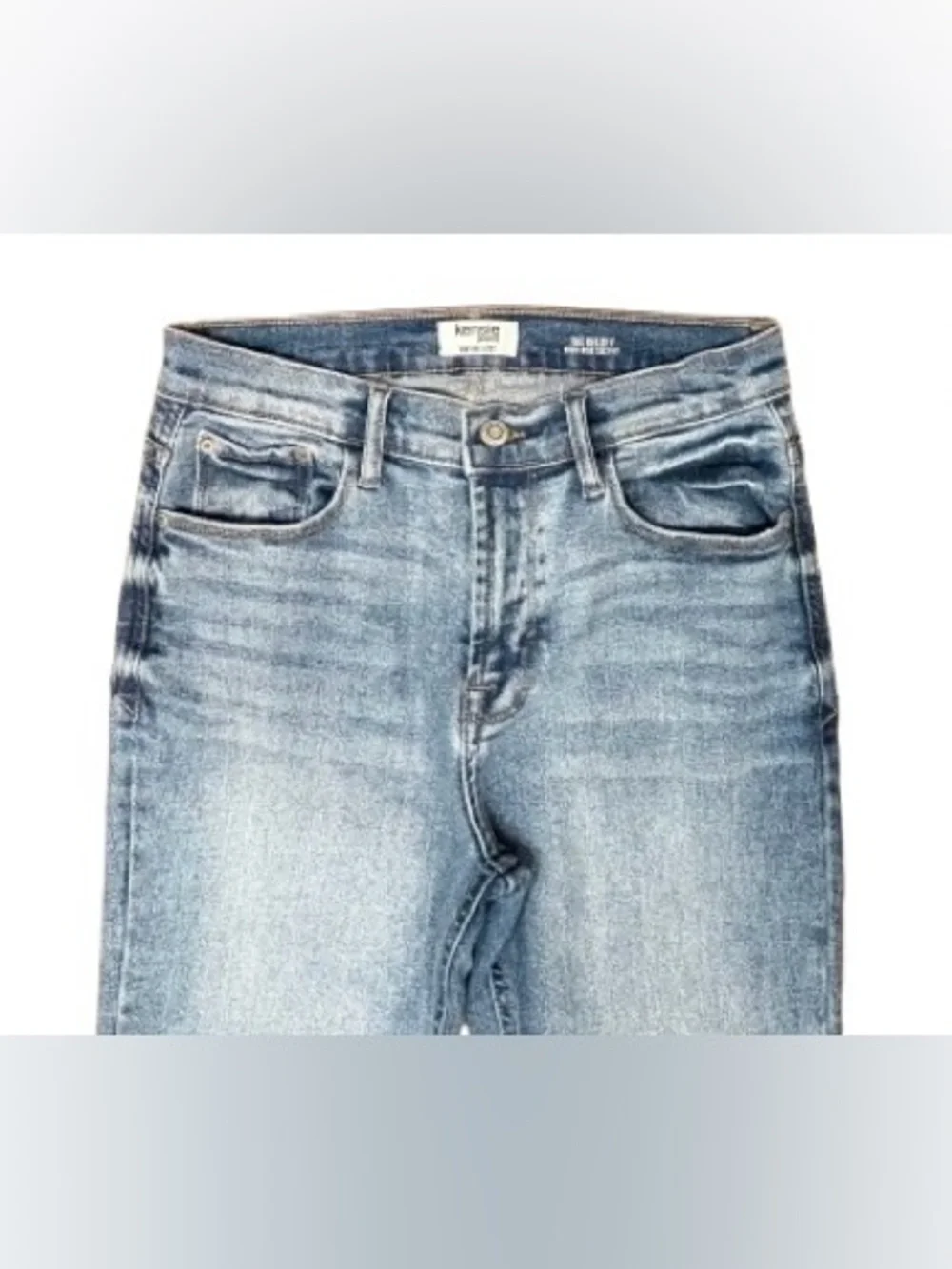 Kensie Light Blue High-Rise Skinny Jeans